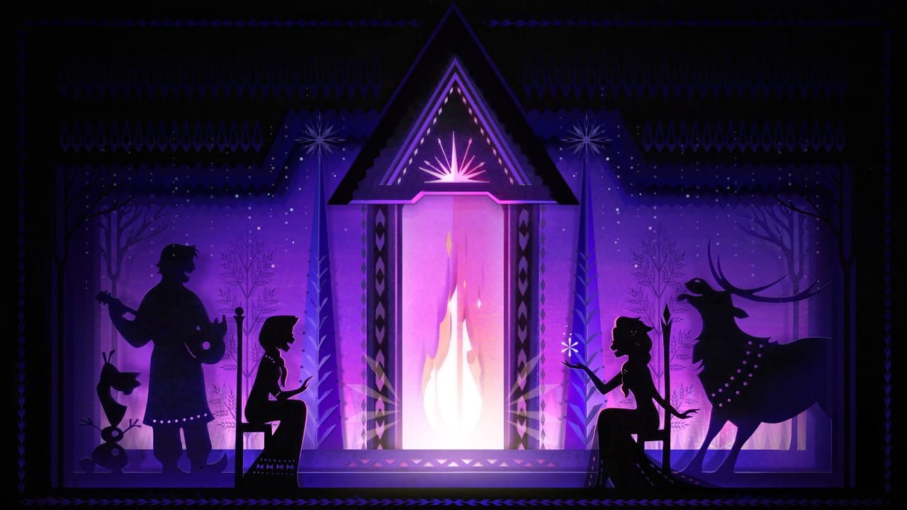 Arendelle Castle Yule Log: Cut Paper Edition