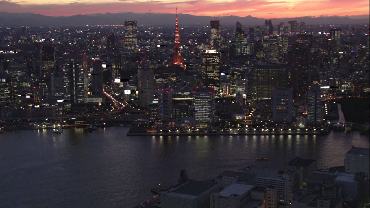 Virtual Trip: Tokyo Twilight from the Air