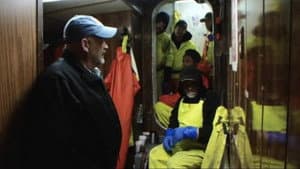 Skipper Harris in Training