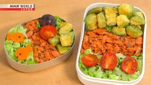 Stamina Donburi Bento & Salmon Avocado Bento