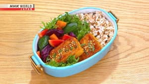 Soy Meat Kara-age Bento & Tofu Teriyaki Bento