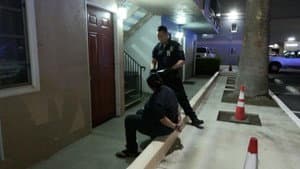 Man With Gun Disarmed