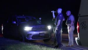 Burglary in Progress at Officer's Home