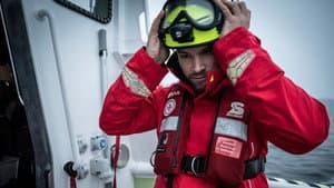 Rescue from the burning tanker