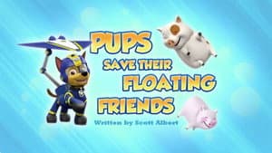 Pups Save Their Floating Friends