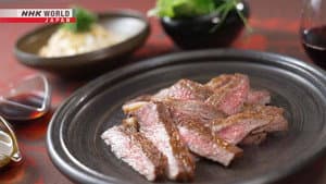 Rika's TOKYO CUISINE: Beef Steak with Two Japanese Sauces
