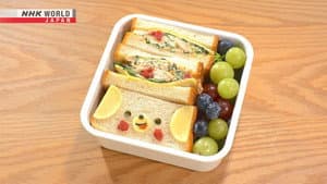 Umeboshi Chicken Bento & Ume-shiso Chicken Sandwich Bento