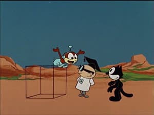 Martin the Martian Meets Felix the Cat