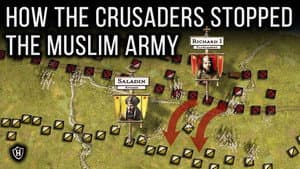 Battle of Arsuf, 1191 ⚔️ How did the Crusaders stop Saladin's Muslim Army? ⚔️ Third Crusade (Part 2)