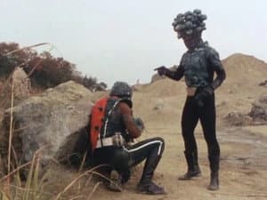 Dreadful Blue Mold Man's Big Tokyo Earthquake