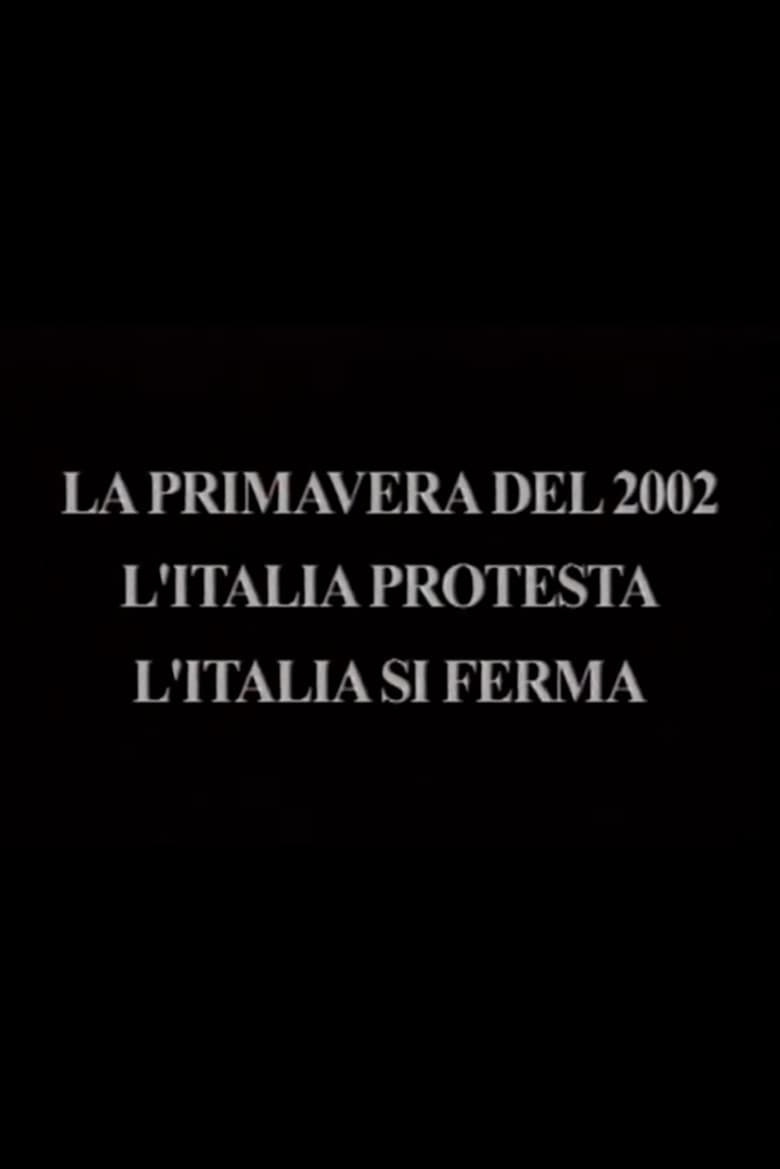 The Spring of 2002 - Italy Protests, Italy Stops