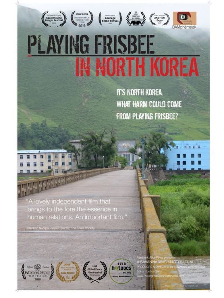 Playing Frisbee in North Korea