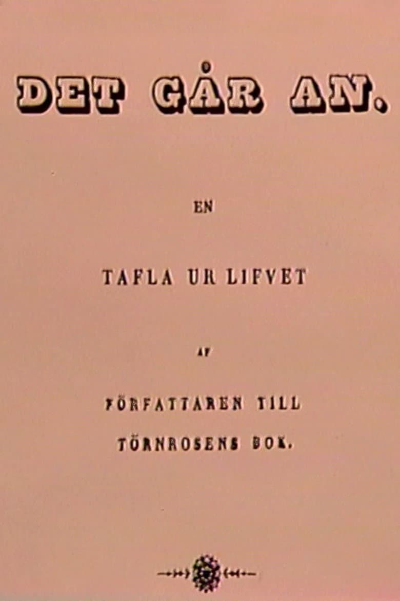 Det går an