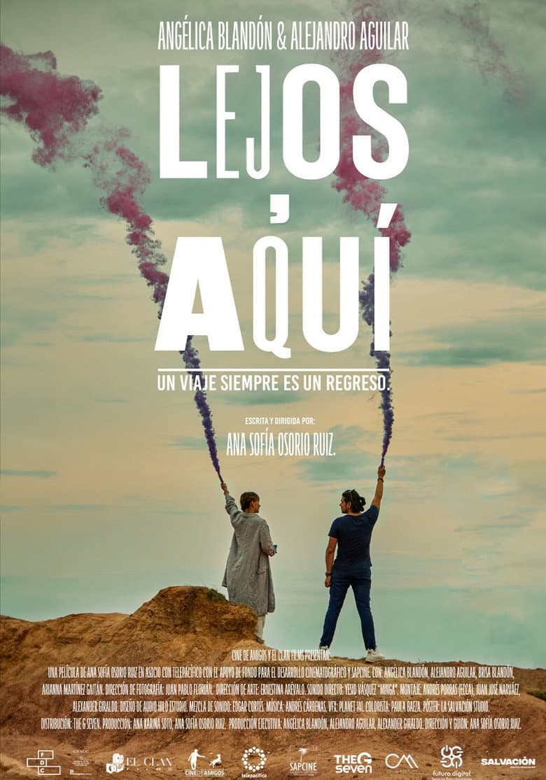 Lejos, aquí