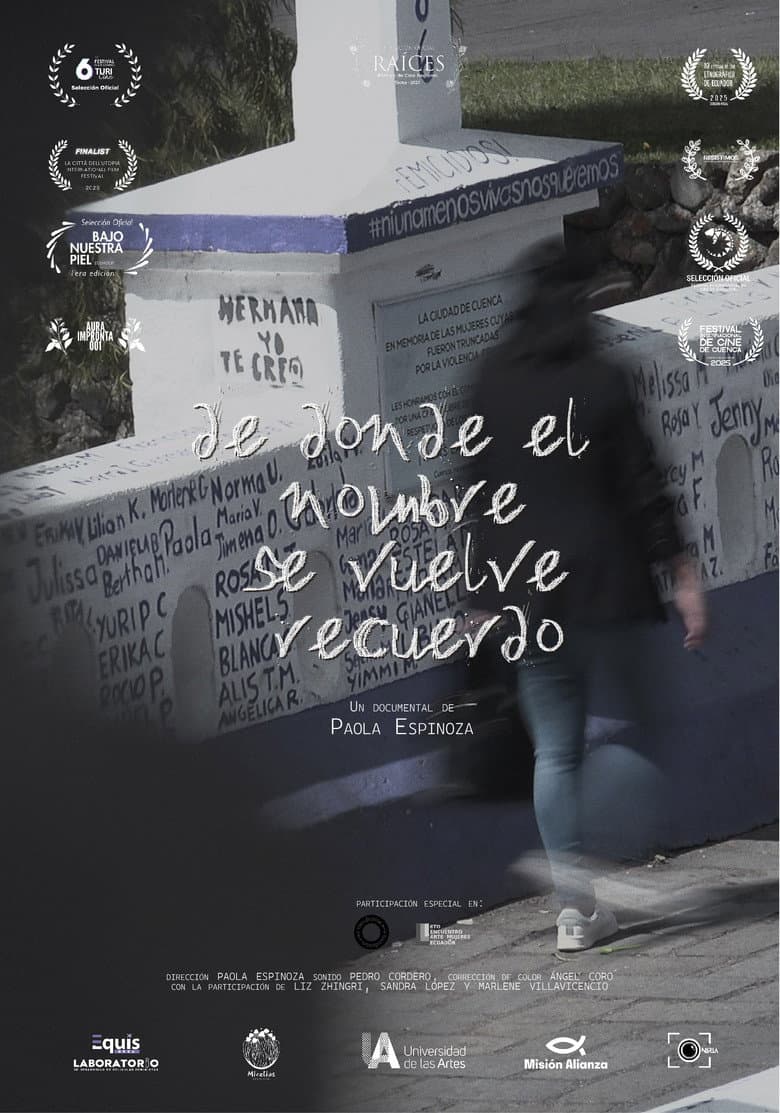De donde el nombre se vuelve recuerdo