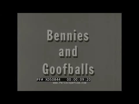 “BENNIES AND GOOFBALLS”  1961 DRUG ABUSE & ADDICTION AWARENESS FILM w/ PAUL NEWMAN  XD50844