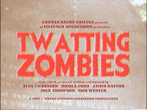 Twatting Zombies: 20th Anniversary Video Nasty Edition Trailer