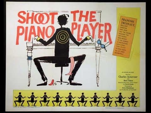 SHOOT THE PIANIST (1960) Theatrical Trailer - Charles Aznavour, Marie Dubois, Nicole Berger