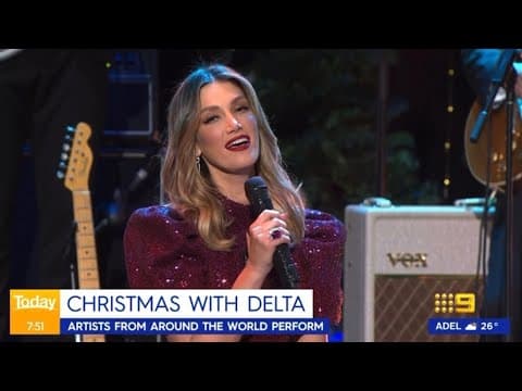 Delta Goodrem on The Today Show - 9th December 2022