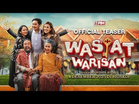 OFFICIAL TEASER | FILM WASIAT WARISAN 4 DESEMBER 2025 DI BIOSKOP #wasiatwarisan #pimpictures