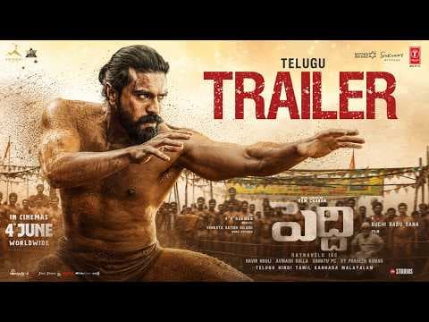 Peddi Official Trailer (Telugu) | Ram Charan | Janhvi Kapoor | A R Rahman | Buchi Babu Sana