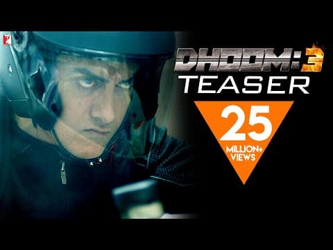 DHOOM:3 | Official Teaser | Aamir Khan | Abhishek Bachchan | Katrina Kaif | Uday Chopra