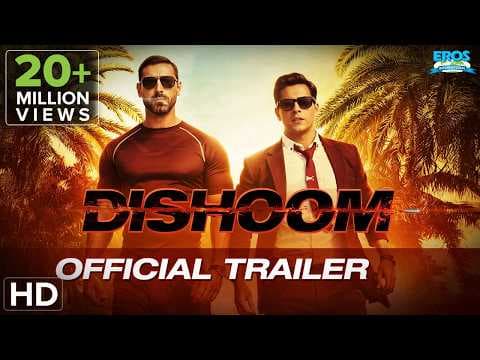 Dishoom Official Trailer | John Abraham, Varun Dhawan, Jacqueline Fernandez