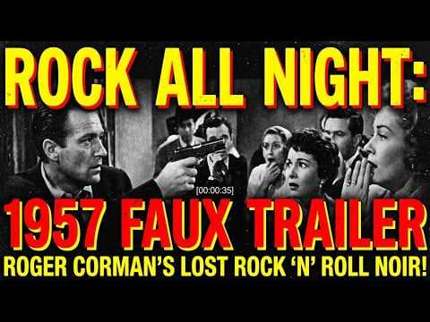 Rock All Night '57 FAUX TRAILER Roger Corman, Dick Miller, Russell Johnson, The Platters