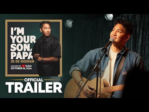 JR De Guzman: I'm Your Son, Papa | Official Trailer | Comedy Special