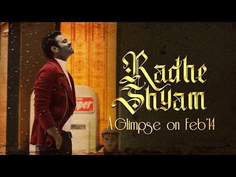 Pre Teaser of Radhe Shyam | Prabhas | Pooja Hegde | Radha Krishna Kumar | Glimpse on February 14th