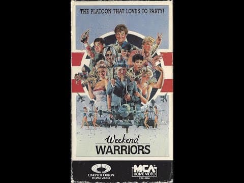 VHS Opening: Weekend Warriors (1986) - Canadian VHS Release