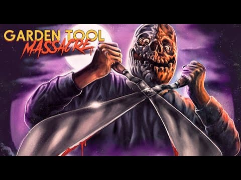 GARDEN TOOL MASSACRE TRAILER - lost shot on video horror drive-in movie