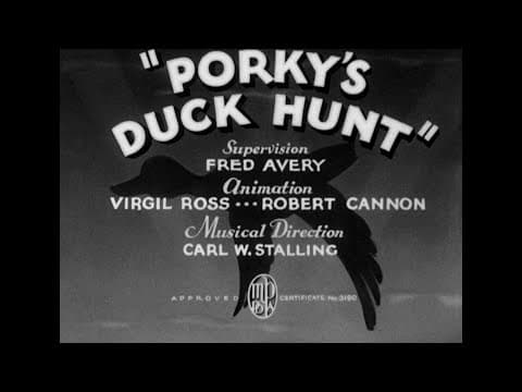 Looney Tunes: Porky's Duck Hunt opening/closing titles (4/17/1937)