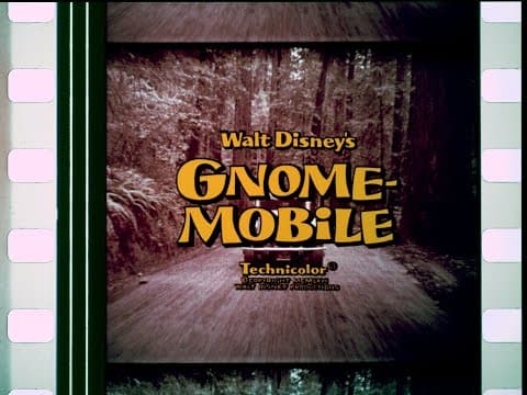 The Gnome-Mobile (1967) 35mm film trailer, open matte (re-post)