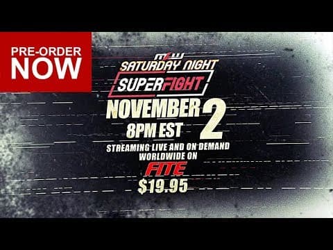 Pre-order Saturday Night SuperFight NOW