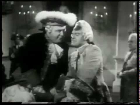 Comedy - 1946 - Scene From Movie Monsieur Beaucaire - With Bob Hope + Reginald Owen + Joan Caulfield