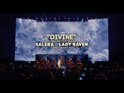 "DIVINE" by Saleka as Lady Raven (feat. Kid Cudi)