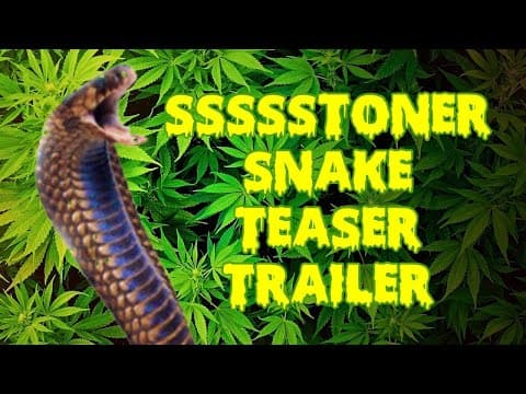 Ssssstoner Snake (2025) Official Teaser Trailer #1 (low budget horror comedy)