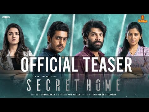 Secret Home Teaser 4k | Sshivada | Aparna Das | Chandunadh | Anu Mohan | Abhayakumar K