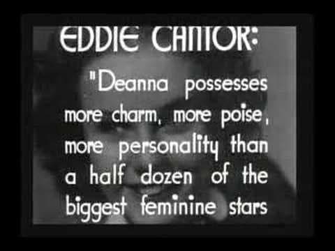 Deanna Durbin's trailer (Three Smart Girls)