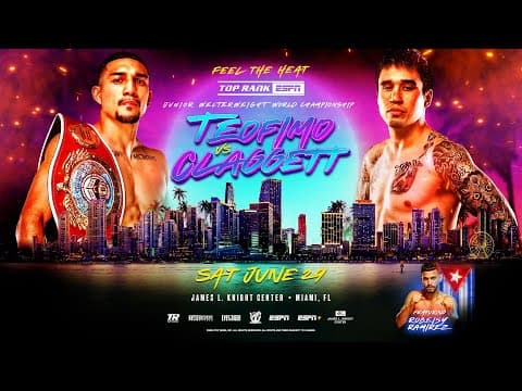 Teofimo Lopez vs Steve Claggett | OFFICIAL SPOT