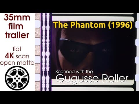 The Phantom (1996) 35mm film teaser trailer, flat open matte, 4K *CROPPED