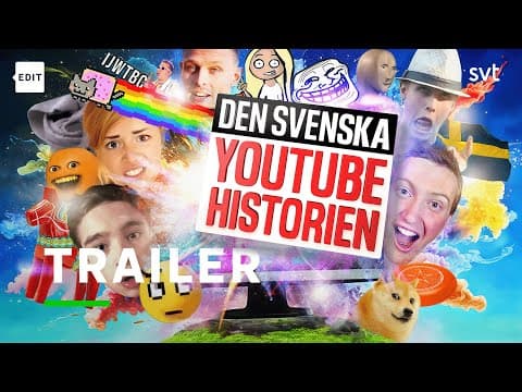 Den svenska Youtube-historien | Trailer | SVT