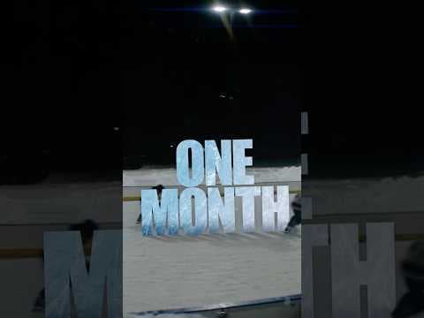 ONE month remaining on the clock.