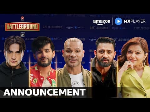 Battleground Announcement | Shikhar Dhawan, Rajat Dalal, Asim Riaz, Fukra Insaan | Amazon MX Player