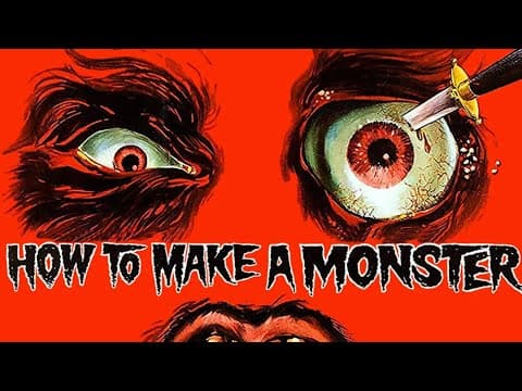 Official Trailer - HOW TO MAKE A MONSTER (1958, Robert H. Harris, Paul Brinegar, Gary Conway)