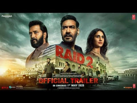 RAID 2 (TRAILER): Ajay D | Riteish D | Vaani K | Raj K | Abhishek P | Kumar M | Bhushan K, Krishan K