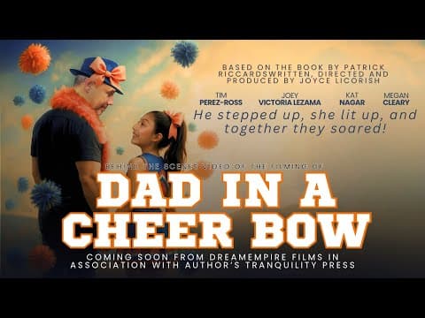 Official Long Trailer Dad in a Cheer Bow