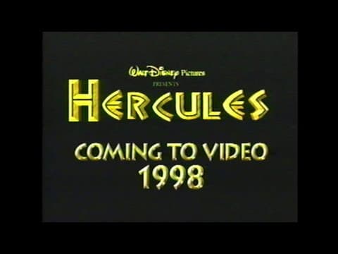 Hercules - 1998 VHS Trailer