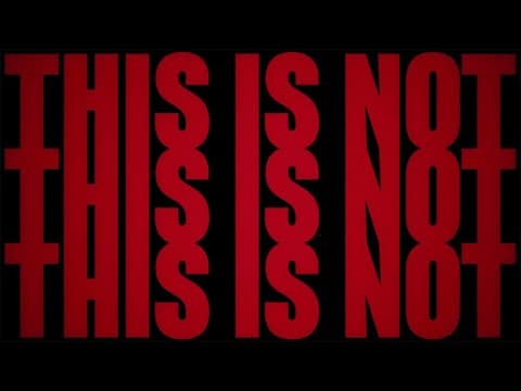 THIS IS NOT A TEASER TRAILER